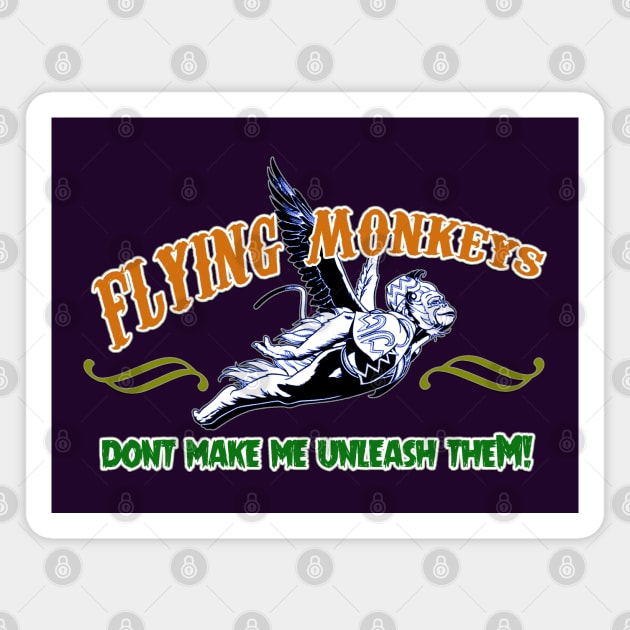 winged monkeys Magnet by richhwalsh